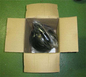 Plastic cover to keep moist out