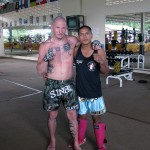 Tommy Blom and Eyat at Sinbi Muay Thai