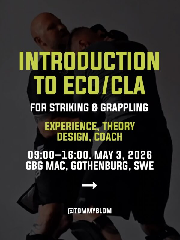 Intro to ECO/CLA for Striking and Grappling - 2026-05-03